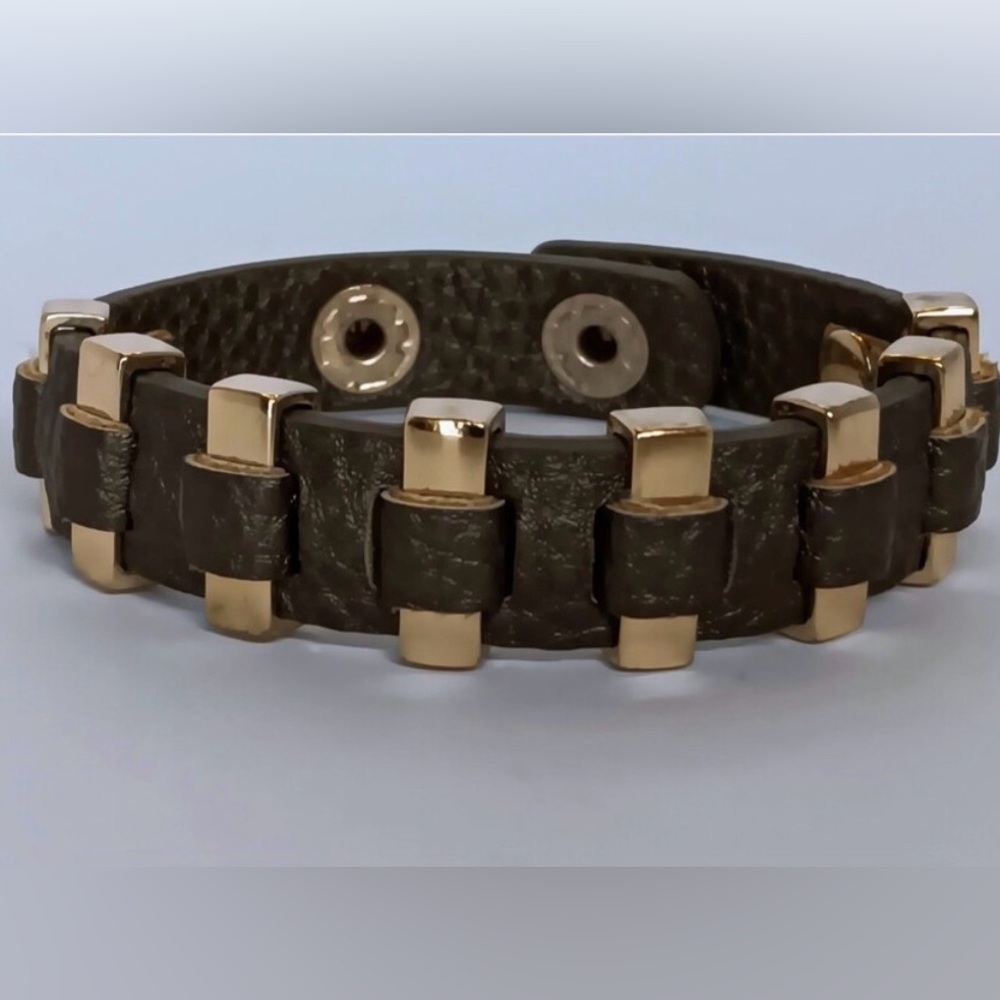 Premier Designs Kenzie Metallic Faux Leather Bracelet